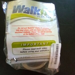 New In Pkg WALK FIT. PLATINUM orthotics Insert